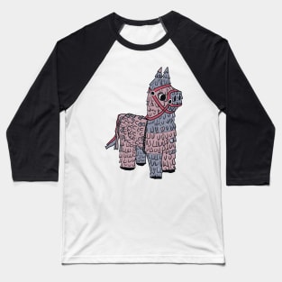 Alpaca llama piñata Baseball T-Shirt